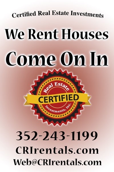 Certified Real Estate Investments Office Sign